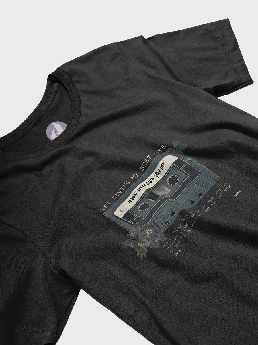 Never Gonna Give You Up Cassette Tape T-Shirt product image (3)