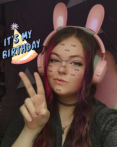 BITRHDAY YIPPIIEEE!!! 25 years old now... wow where did the years go 🎉🥳

#birthday #streaming #twitch