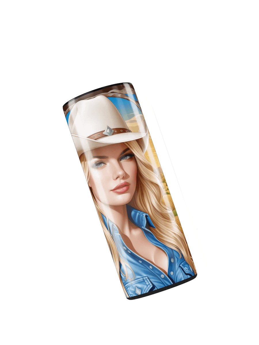 Beautiful Cowgirl 20 oz Skinny Stainless Steel Tumbler - v3 product image (4)