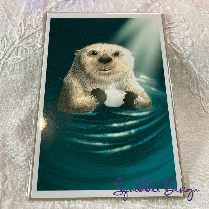 Mini Print - Tea Otter product image (1)