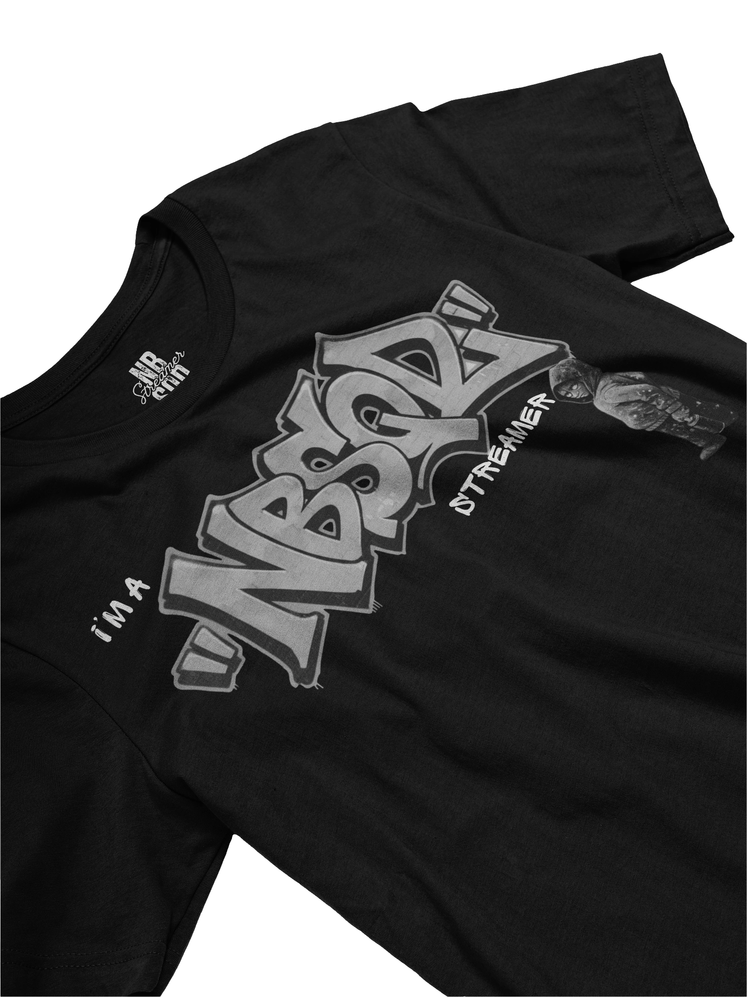 NBSQD Graffiti Ladies BLK T-Shirt - Break The Rules Its Part of The Game product image (3)