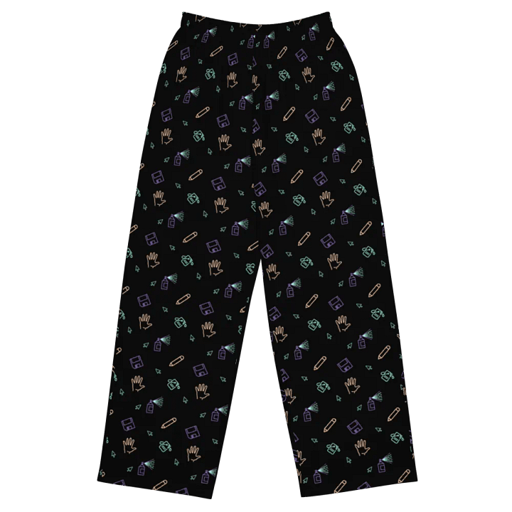 Computer Lab pattern wide leg pants product image (2)