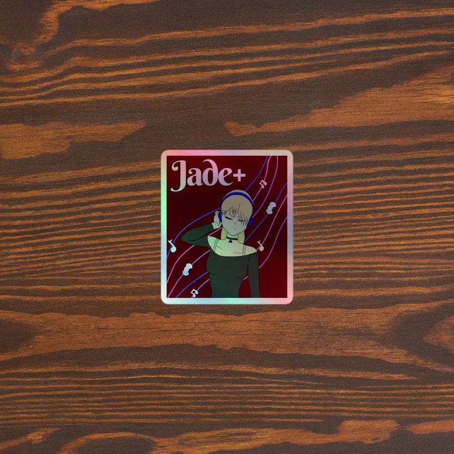 Jade+ Holographic Sticker product image (3)