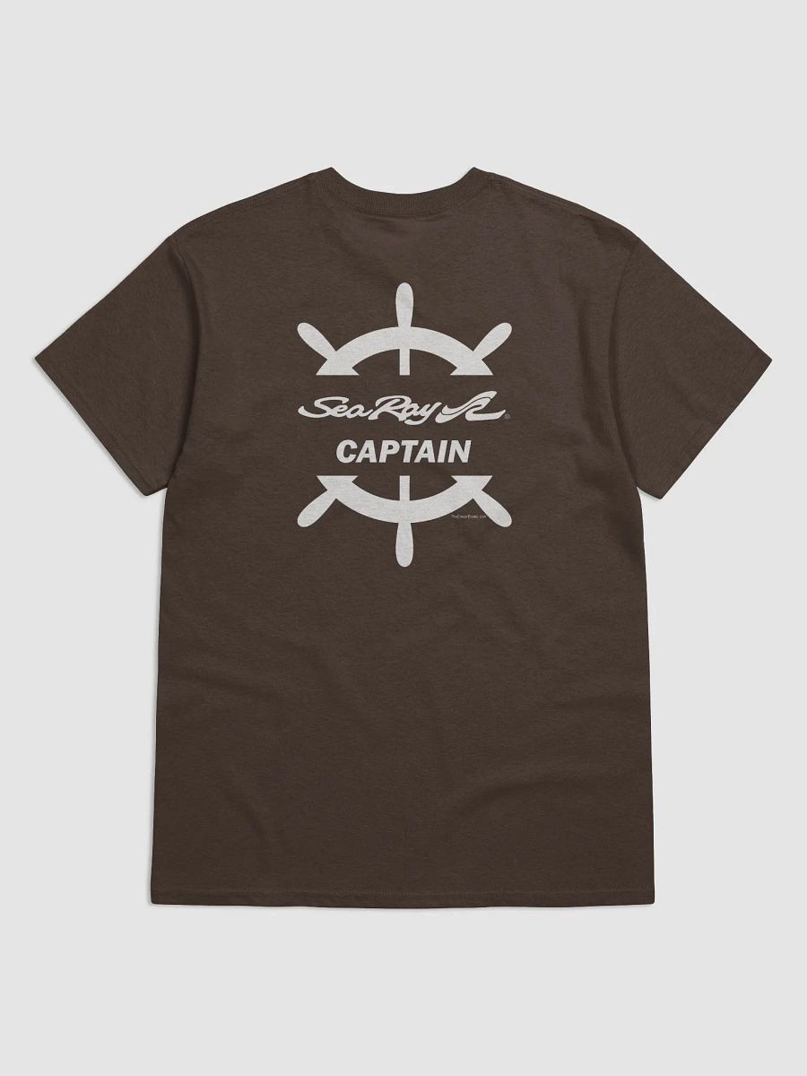 SeaRay Captain - T-Shirt - Dark Shirt w/White Logo product image (4)