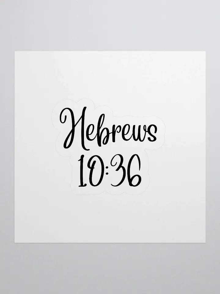 Hebrews 10:36 product image (1)