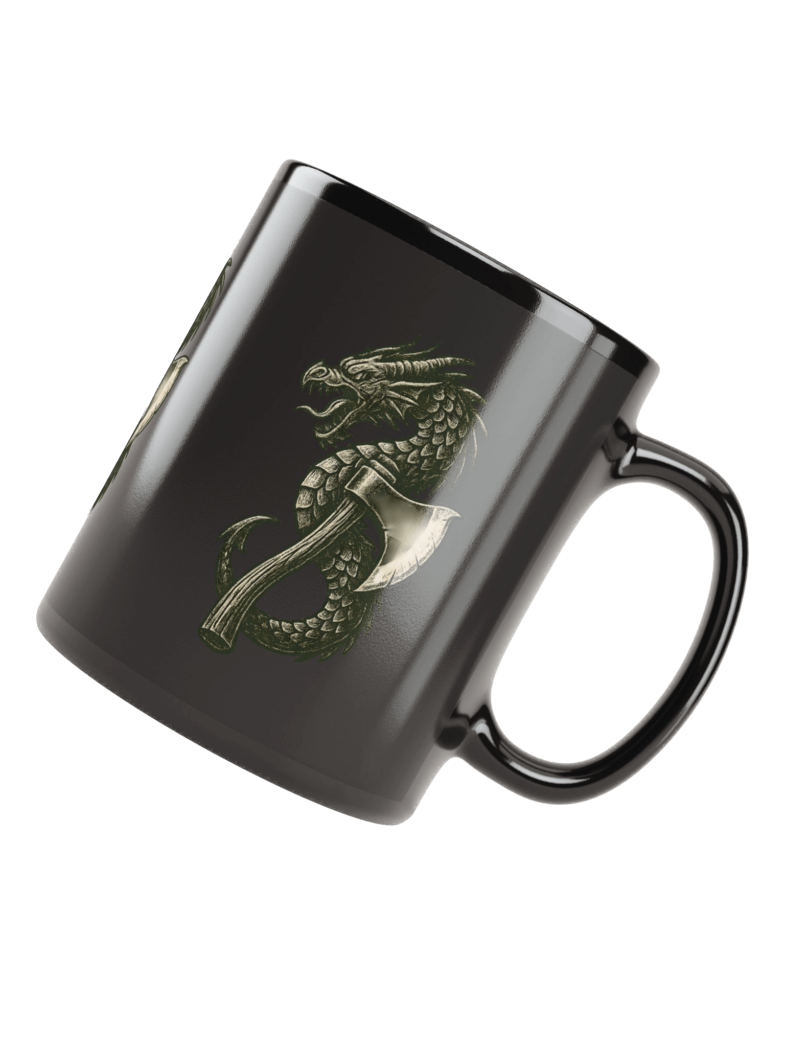Coffee Mug Rugged Sportsmen Nordic Dragon Axe product image (7)