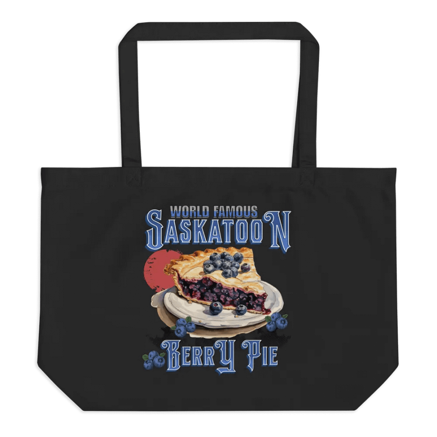 Saskatoon Berry Pie Golden Crusted Tote Bag product image (1)