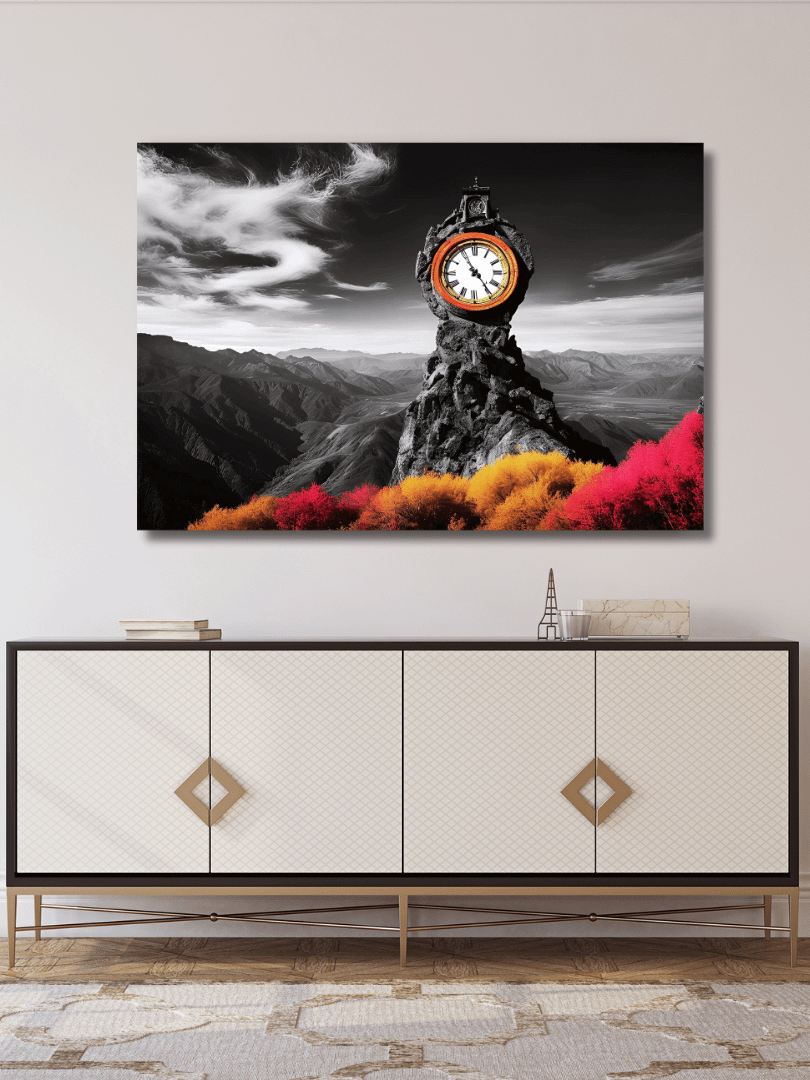 Time Confusion-1 | Canvas Artistic Wall Painting product image (2)