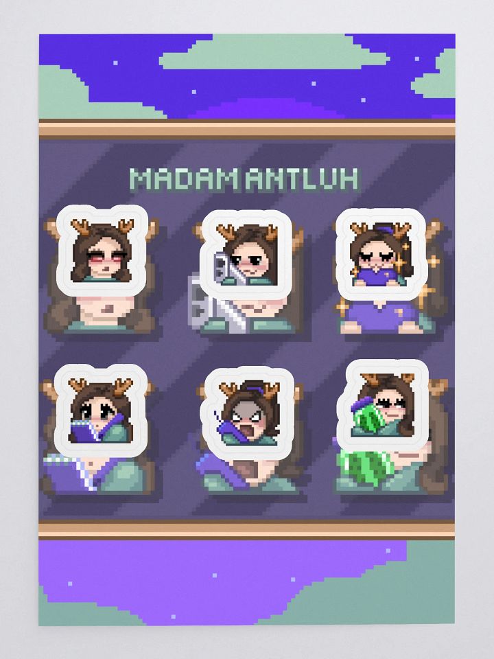 Antluh Emote Sticker Sheet product image (1)