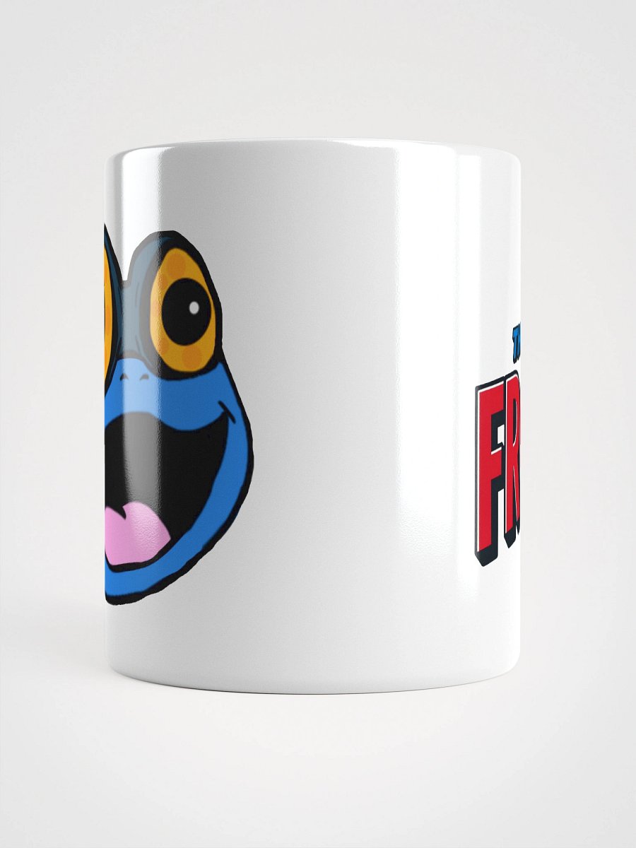 Fabulous Frogman Logo + Meme Face White Mug product image (15)