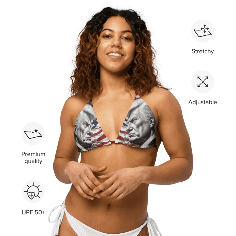 Patriotic Leader All-Over Bikini Top product image (11)