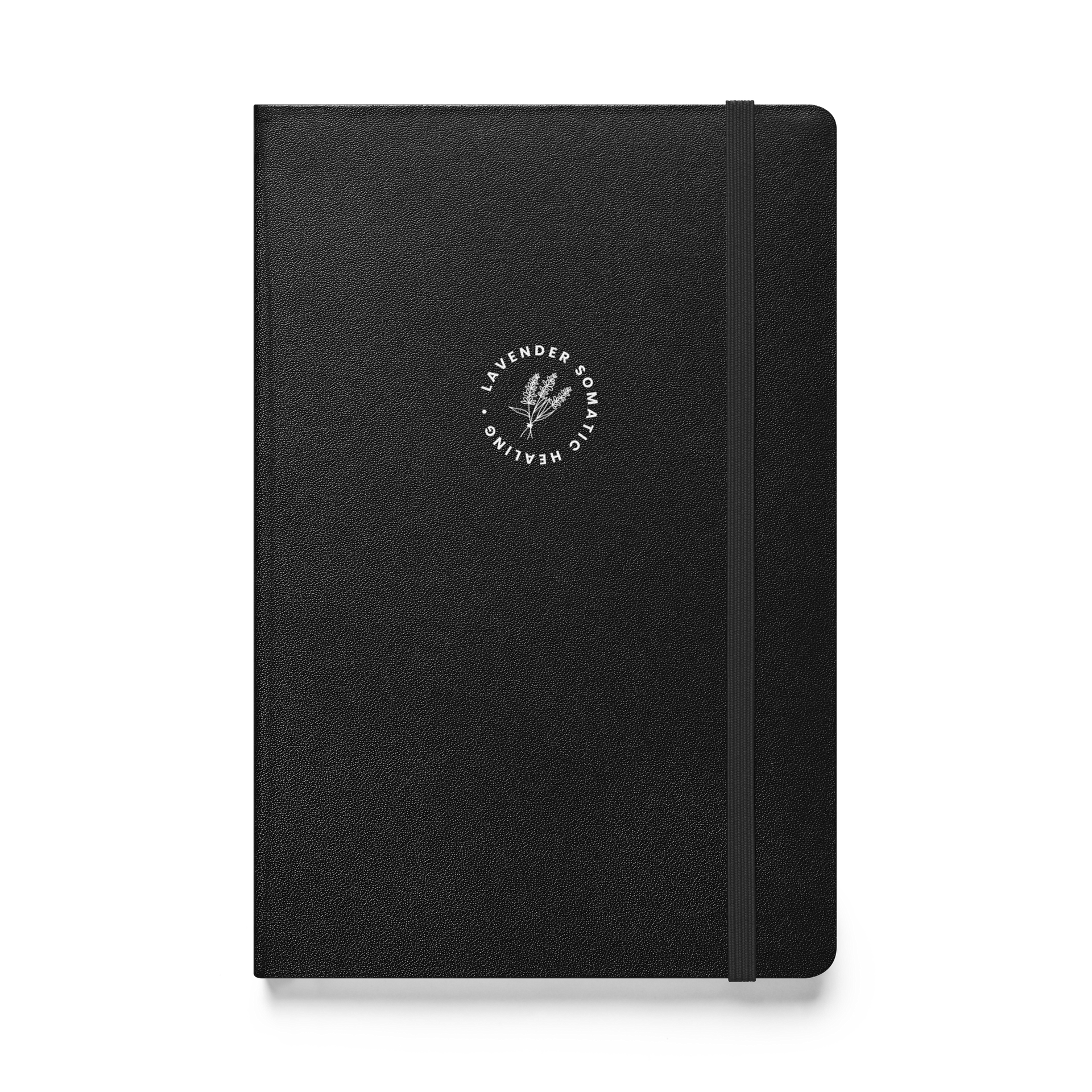 Lavender Somatic Healing Hardcover Journal Black product image (1)