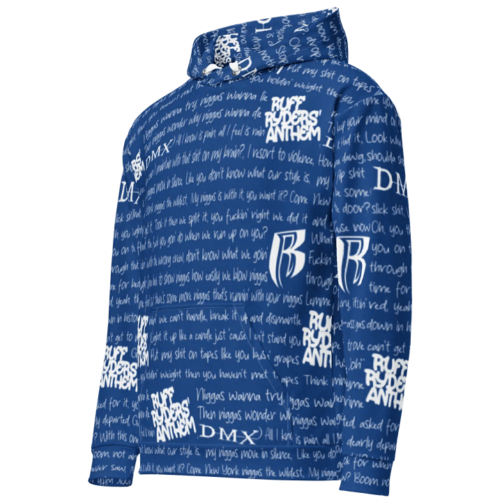 Ruff Ryders' Anthem - DMX - BLUE - Unisex Hoodie product image (1)