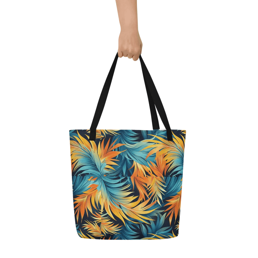 Tropical Flow Large Tote Bag product image (8)