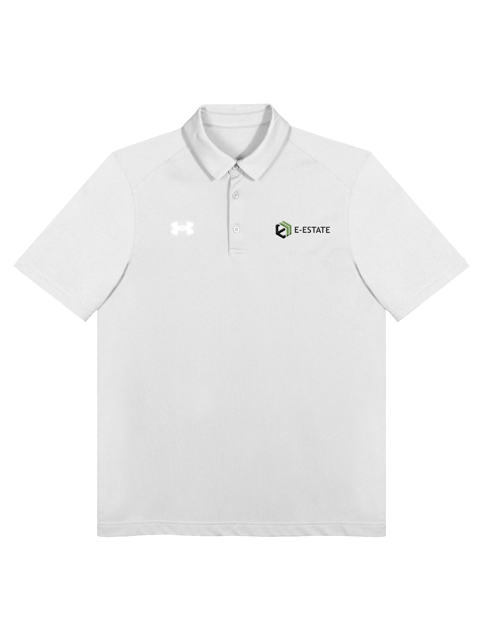 E-Estate Under Armour Signature Polo (Unisex · White) product image (3)