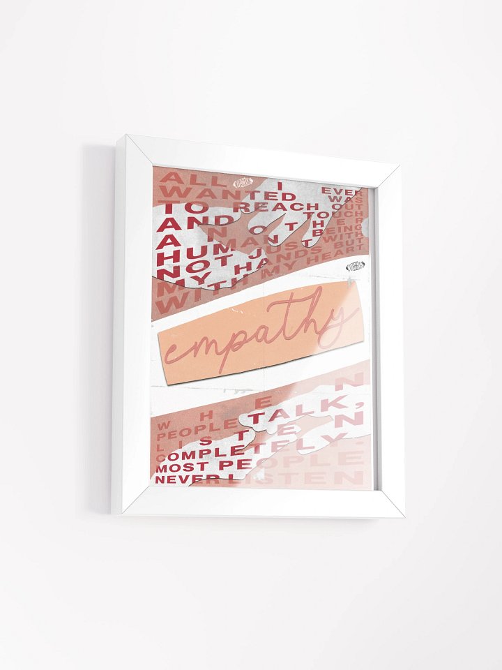 "Empathy" (Bleeding Through) Poster Print product image (10)