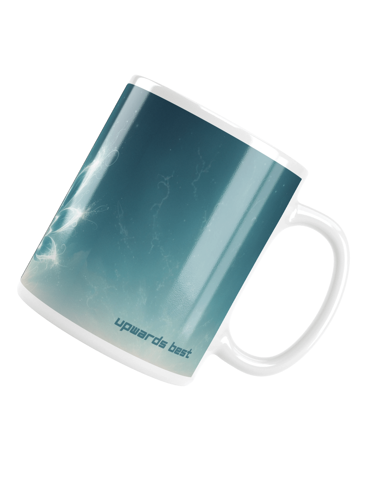 Reset. Reignite. Rise. Momentum Mug – Teal Bloom product image (7)