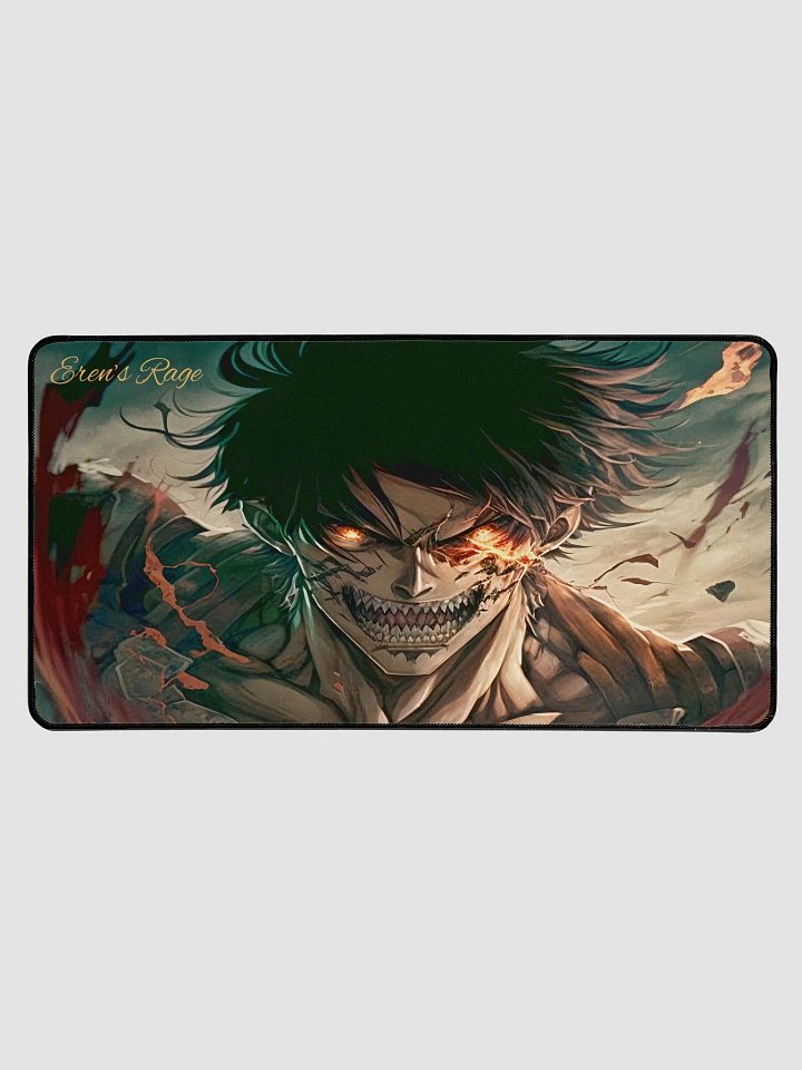 Eren's Rage Large Extended Mouse Pad - Durable & Non-Slip Base product image (1)