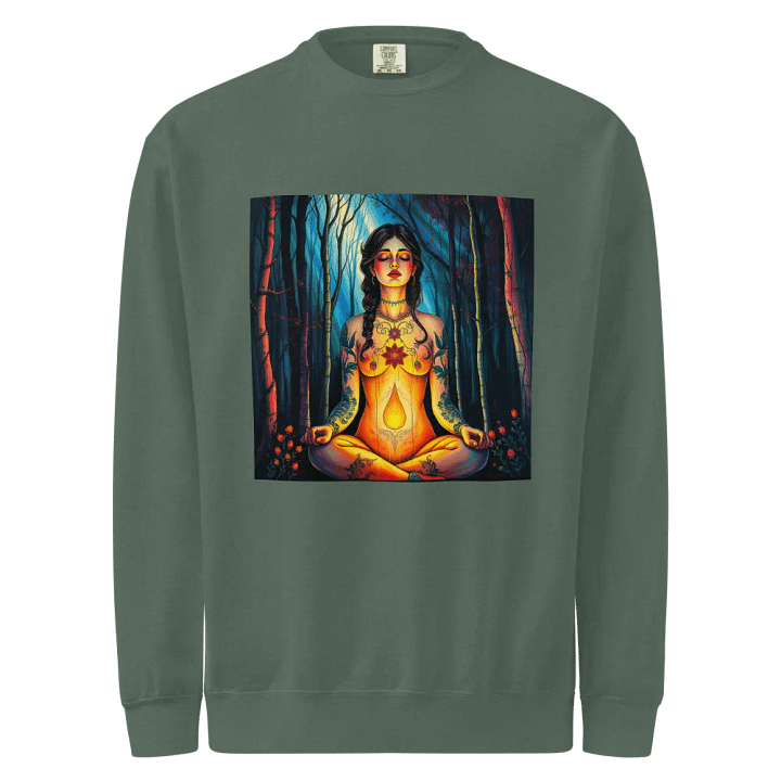 Ethereal Flame Meditation Sweatshirt product image (1)