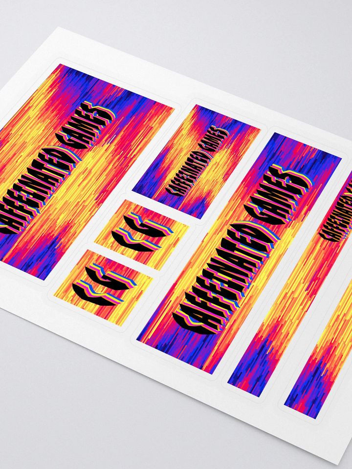 Caffeinated Games Stickers product image (2)
