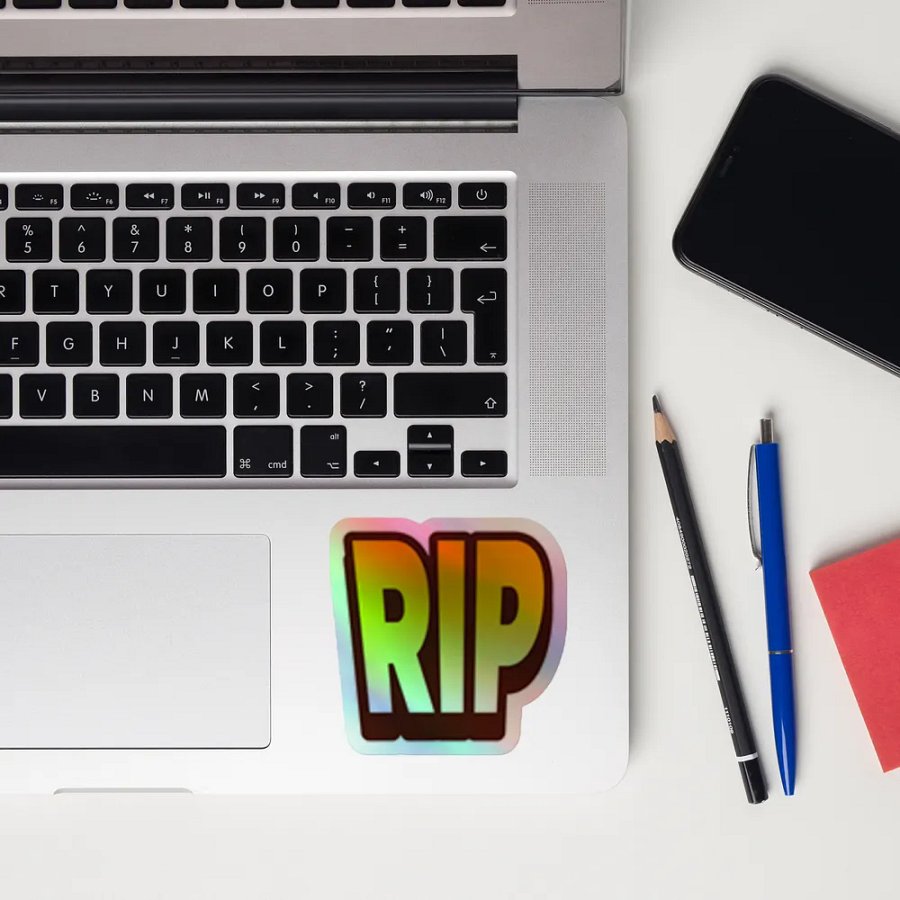 RIP Holographic Sticker product image (10)