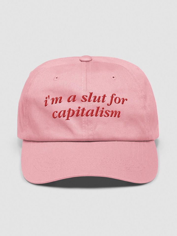 i'm a slut for capitalism hat - 100% coton product image (3)