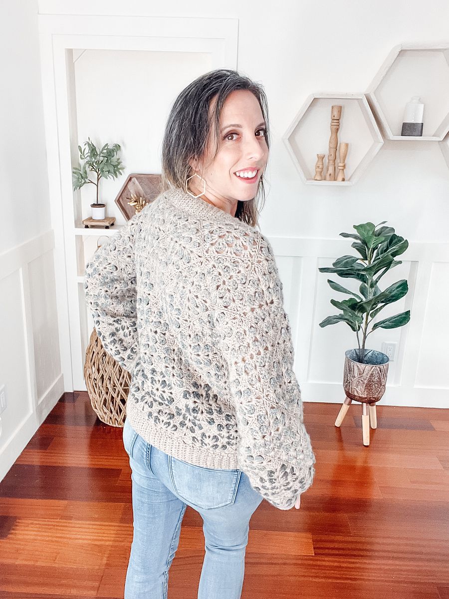 Granny Square Cardigan Tutorial (9 sizes) product image (12)