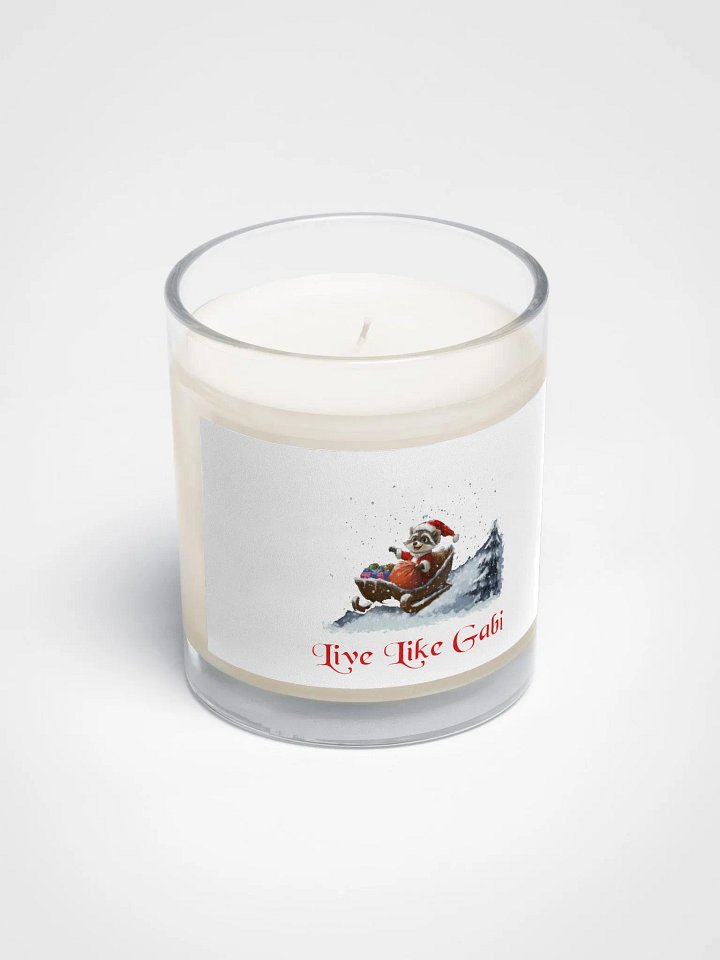 Gabi's Santa Sleigh Raccoon Soy Candle product image (2)