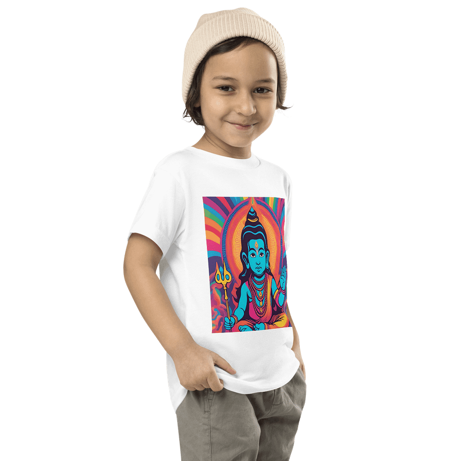 Lord Shiva Psychedelic Bella+Canvas Toddler T-Shirt product image (3)