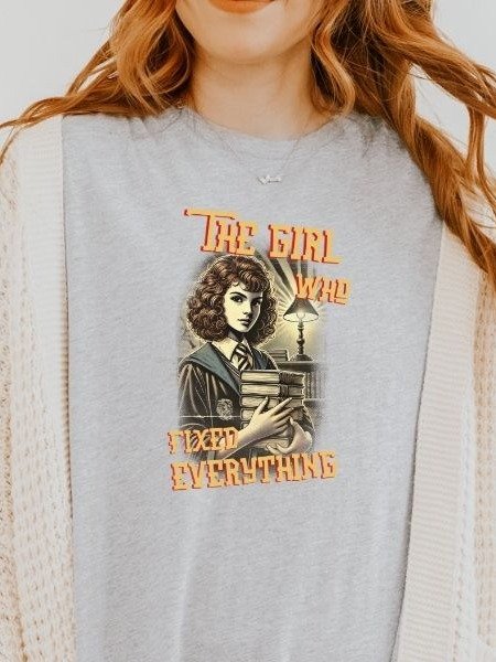Hermione Funny Vintage Pulp Mystery Harry Potter Shirt product image (8)