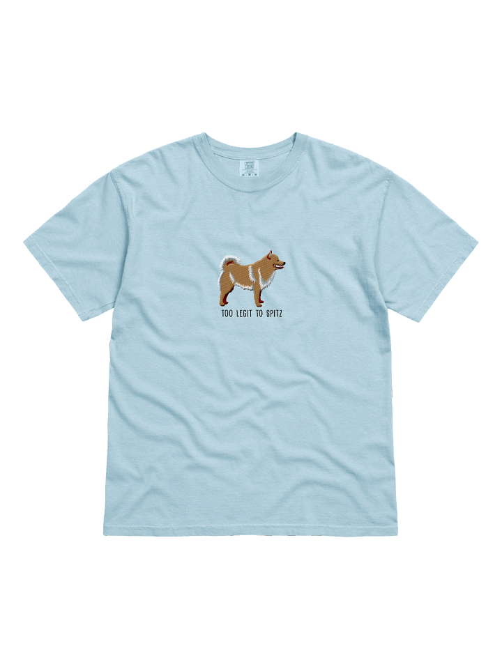 Too Legit to Spitz T-Shirt(Embroidered) of a Schipperke(Tan) product image (51)