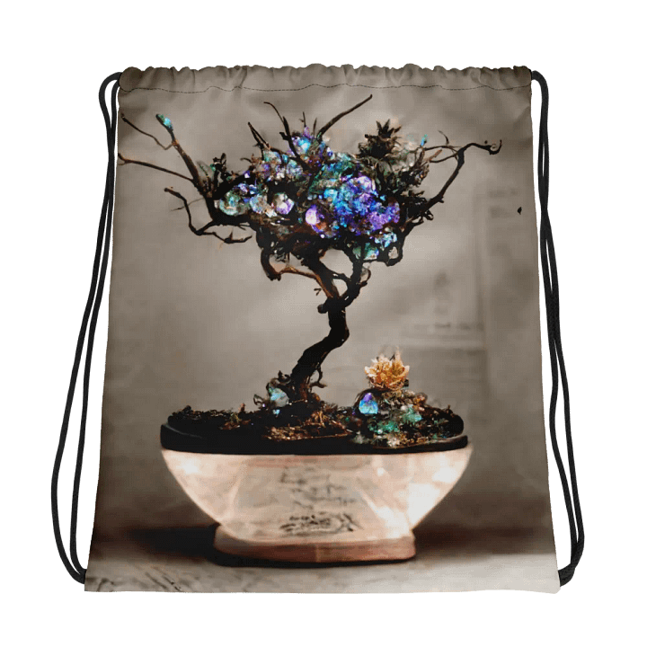 Iridescent Crystal Tree Drawstring Bag product image (1)