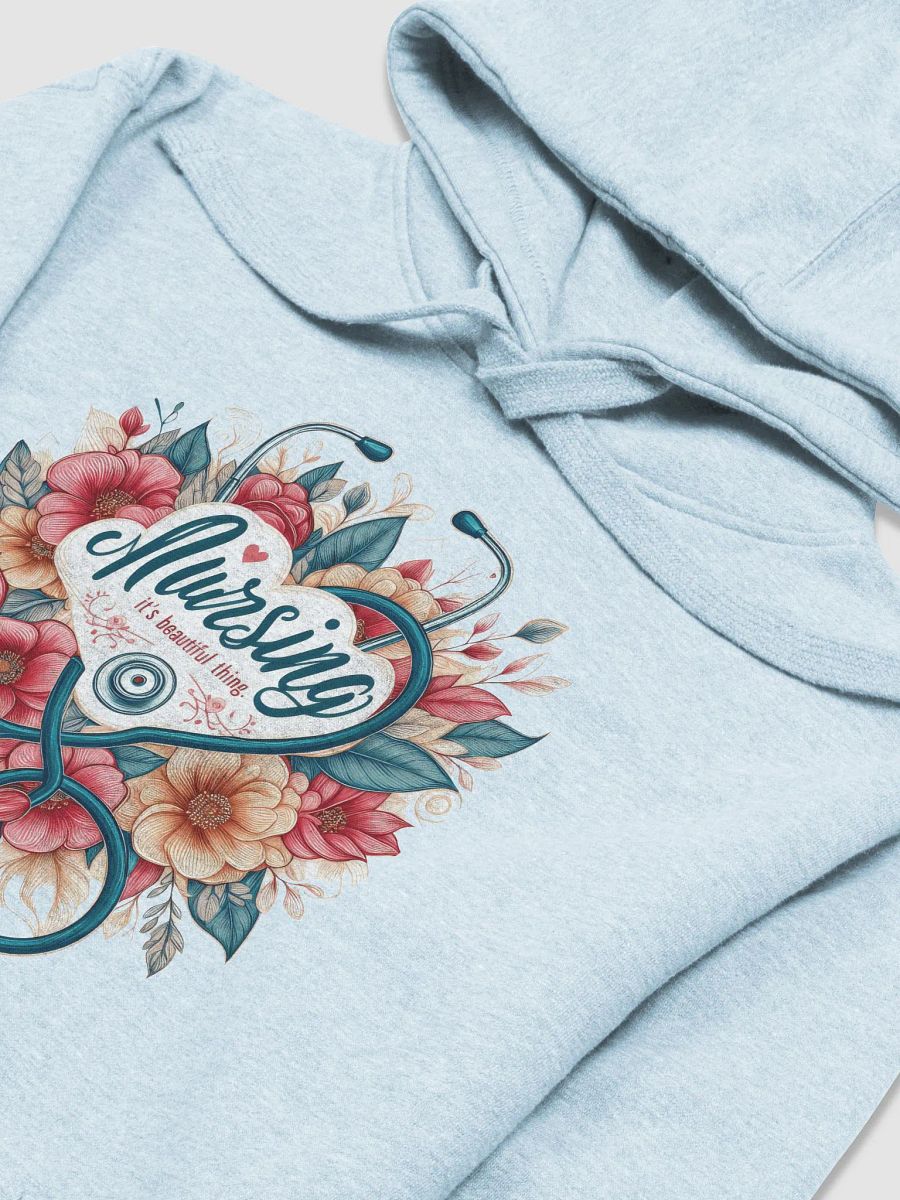 Floral Nursing Heart Unisex Hoodie product image (34)