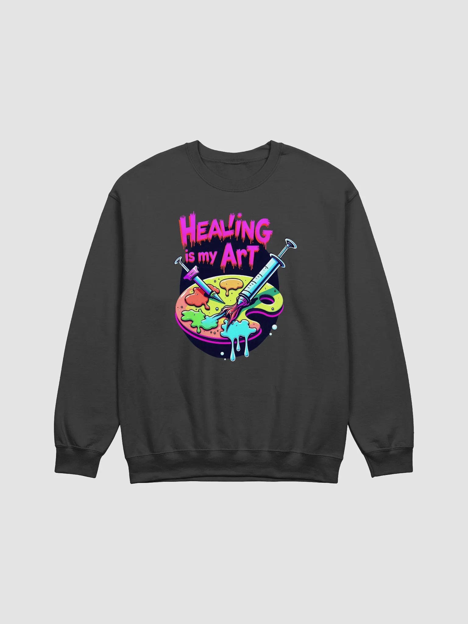 Artistic Healing Palette Crewneck Sweatshirt product image (4)