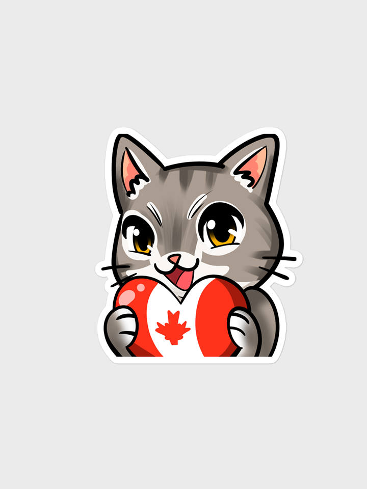 Canadian Heart Sticker product image (1)