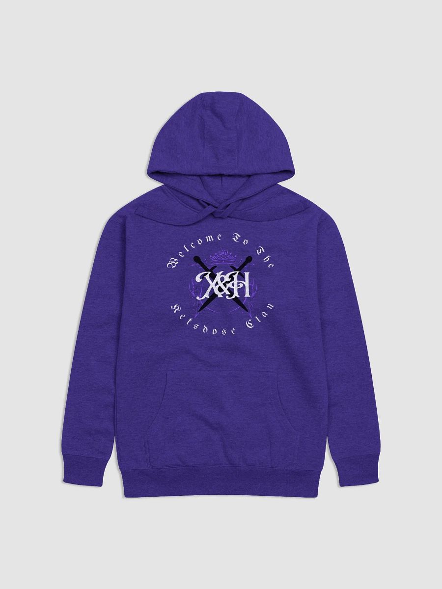 'Welcome To The Keksdose Clan' Unisex Hoodie - Purple product image (1)