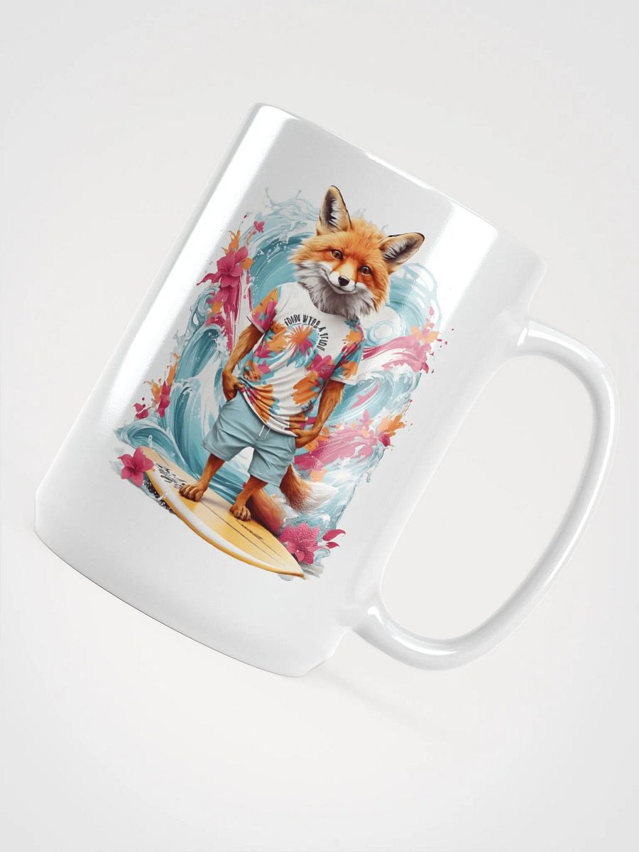 Stay Wild - Ocean Child Fox Surfing Mug product image (4)