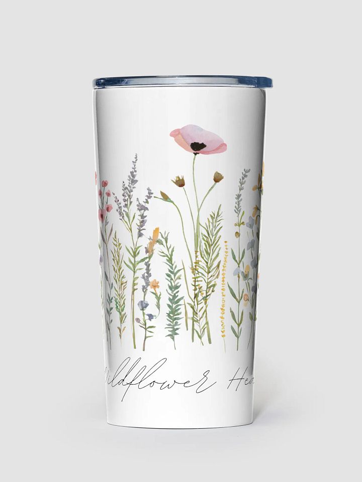 Wildflower Heart 20oz Stainless Steel Tumbler product image (1)
