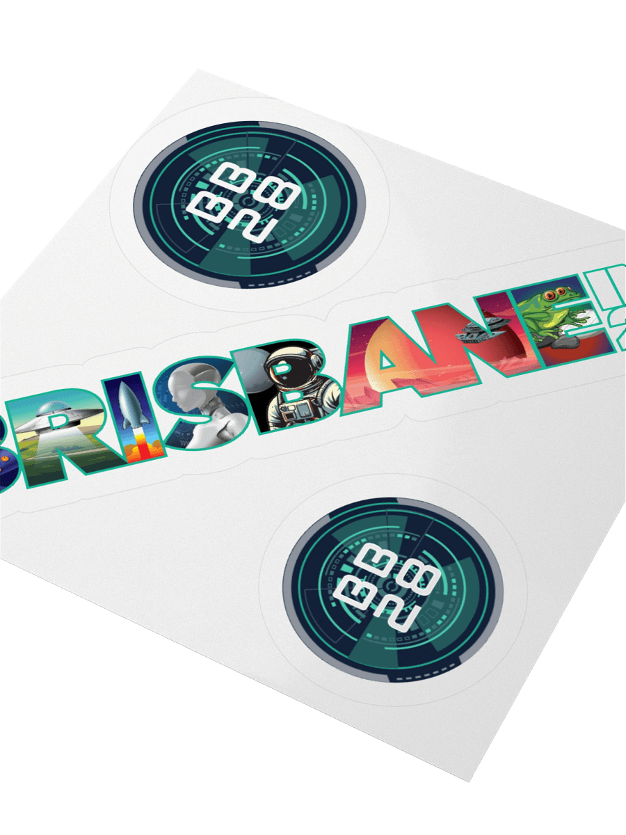 BrisbaneIn28 - Bid Sticker Set (Seattle) product image (3)