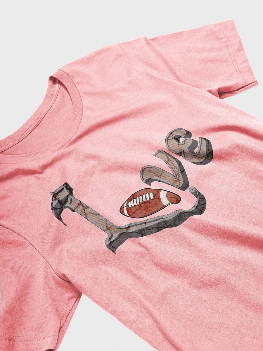 Love Football Textured T-Shirt product image (2)