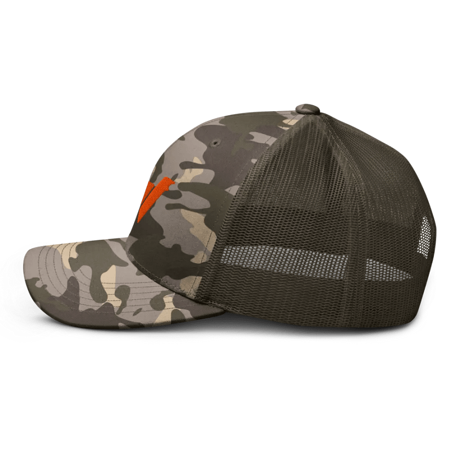 Orange TAF Logo, Camo Snapback product image (17)