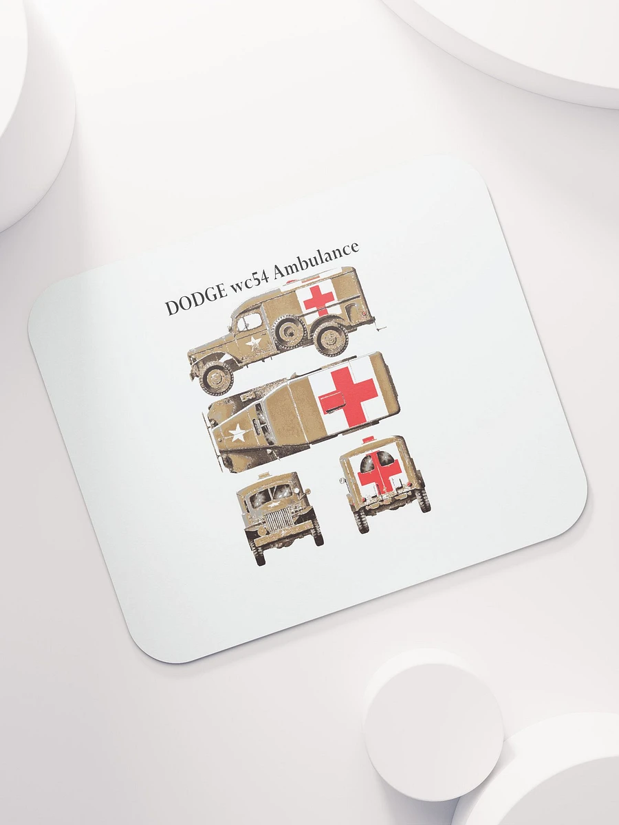 Vintage Military Ambulance Mouse Pad product image (7)