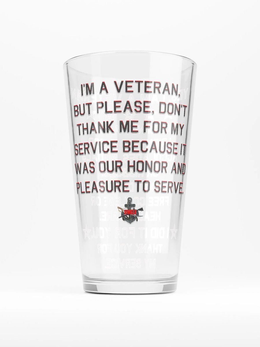 Veteran - Pint Glass product image (2)