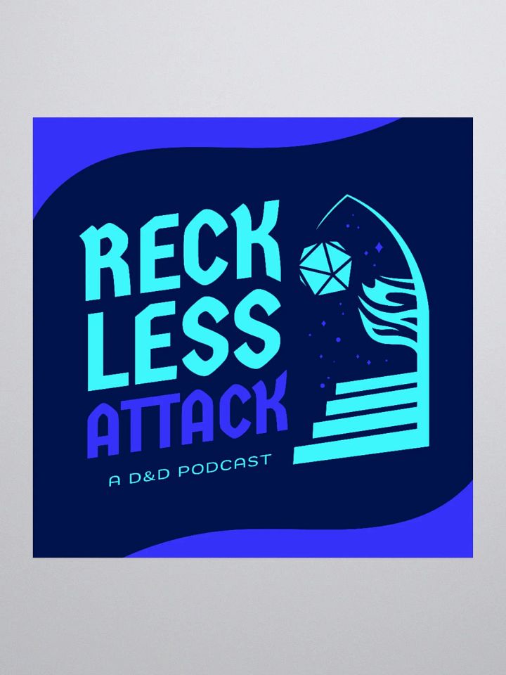 Reckless Attack Main Logo Sticker product image (3)