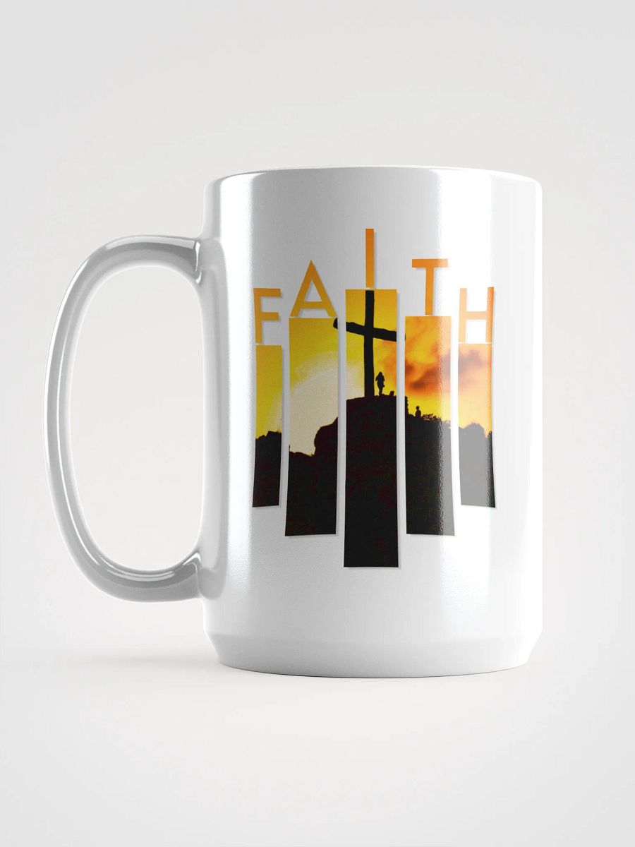 FAITH - Artistic Design White Glossy Mug product image (6)