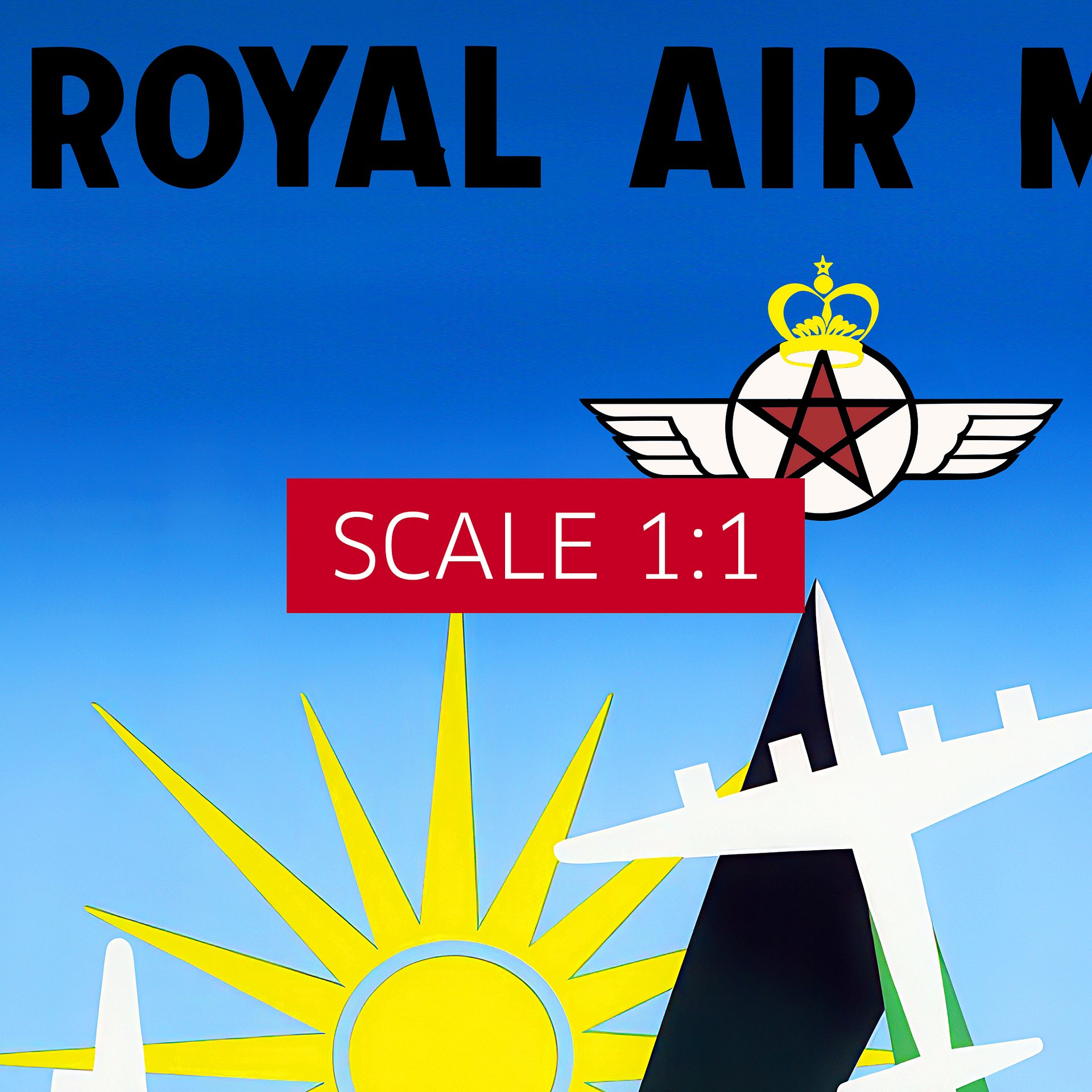 Royal Air Maroc 1955, Morocco vintage travel poster — retro travel poster, vintage travel print product image (5)