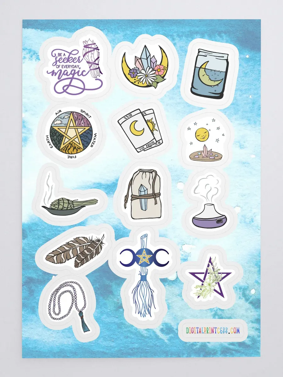 Seeker of Magick Sticker Sheet product image (3)