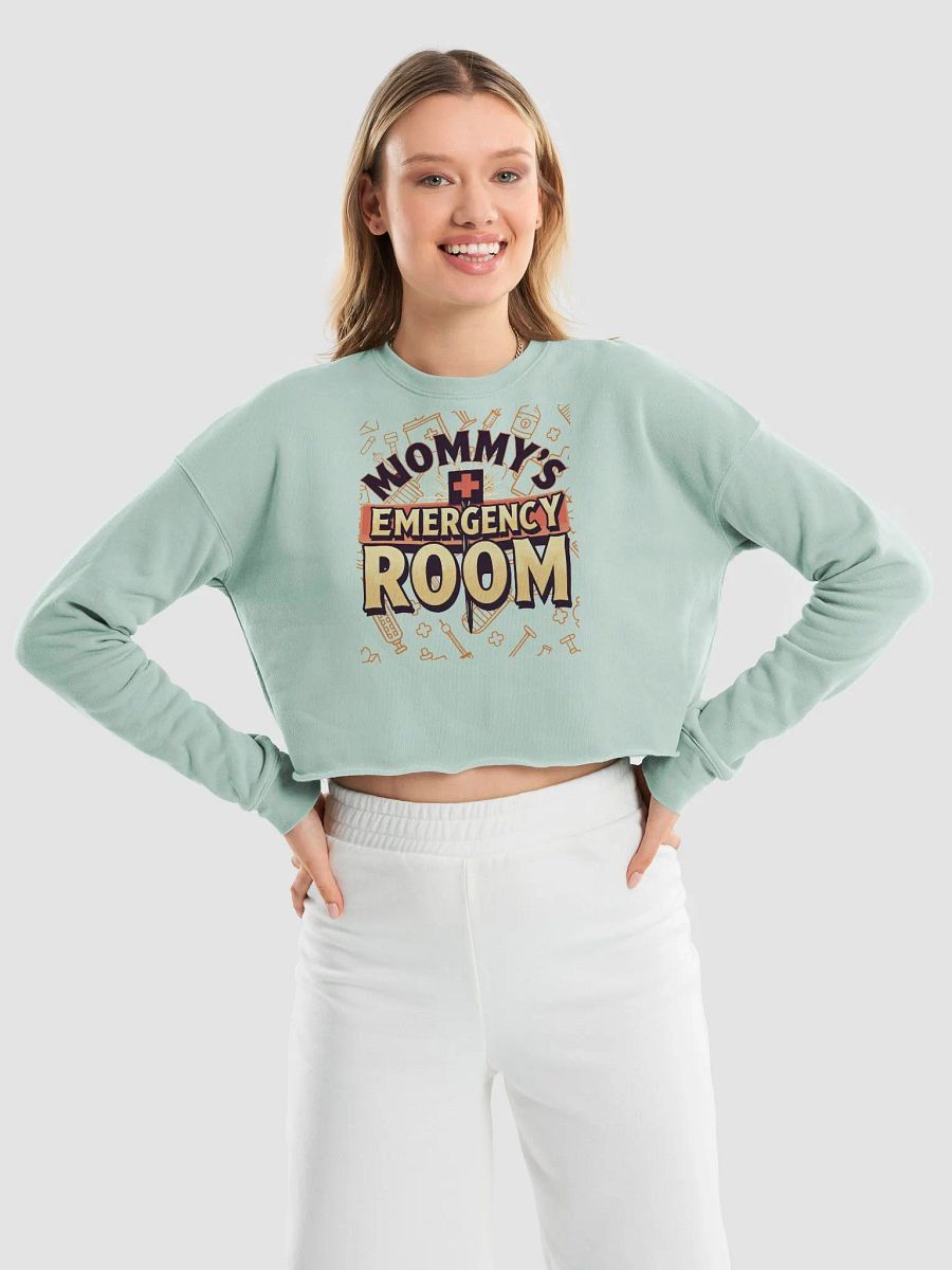 Mommy's Emergency Room Fleece Crop Sweatshirt product image (26)