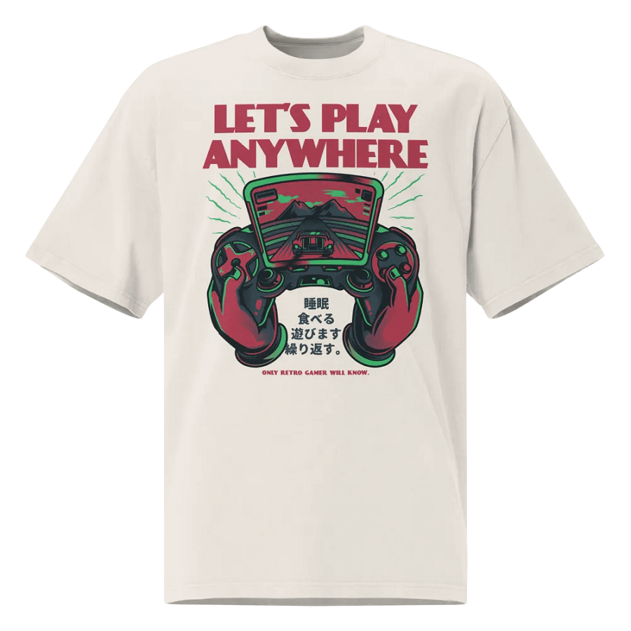 Retro Gamer Vibes Oversized Tee product image (2)