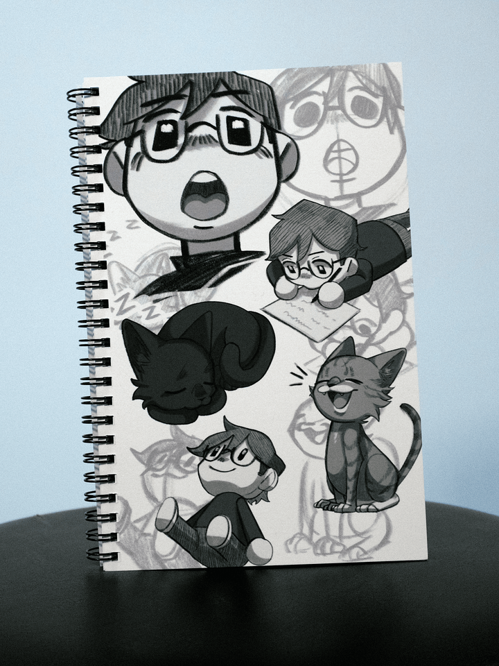 Sketchy Dotted Notebook product image (1)